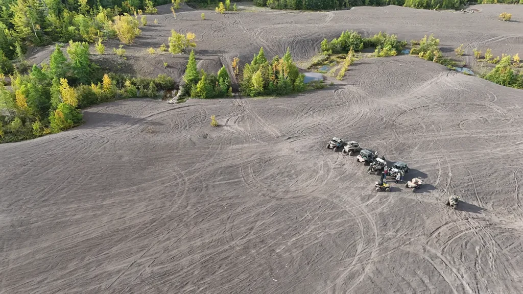 An aerial photograph of tree lined farm field. Wisco Aerial & Ground Services provides aerial photography and videography to all of Southern Wisconsin.